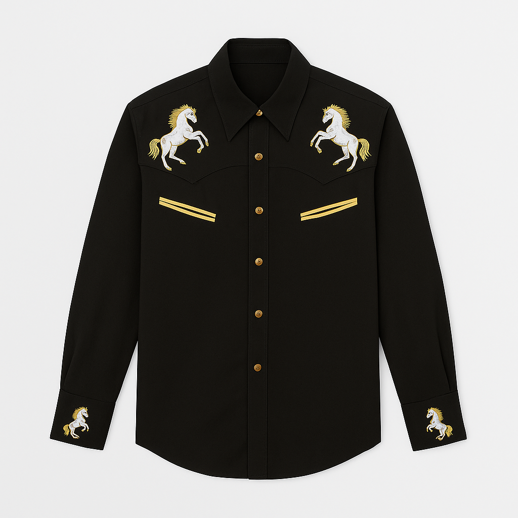 Horse – Black and Gold